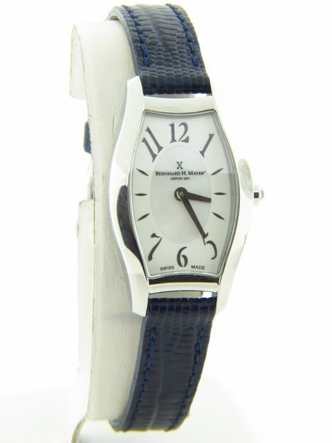 BERNHARD H MAYER B3103 BLUE BAND MOP DIAL WOMEN’S WATCH