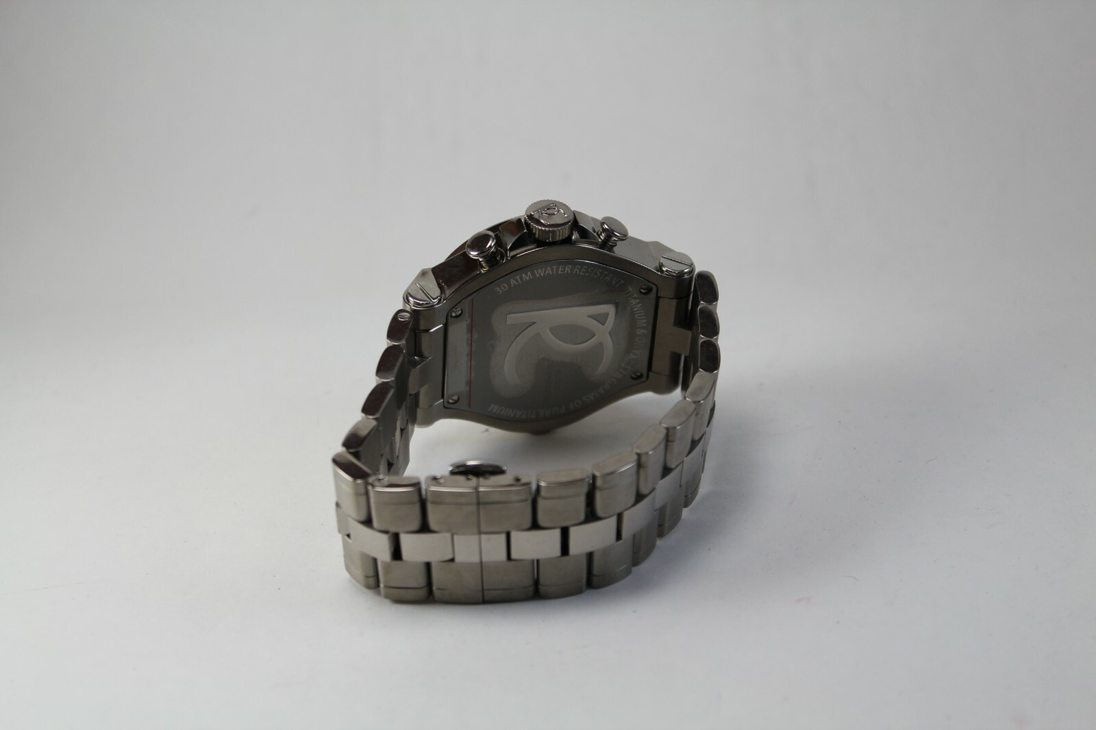 Renato Titanium & Onyx Integration Wilde Beast Men’s Watch, Swiss ETA G10