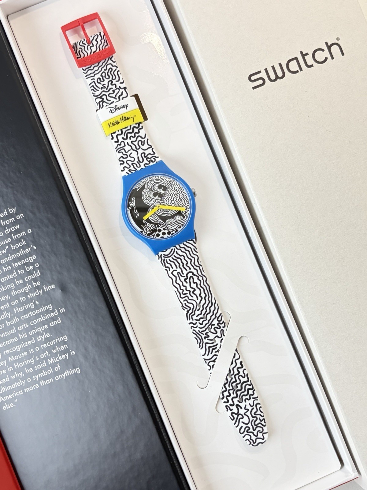 Swatch – Eclectic Mickey – SUOZ336 – Keith Haring – 2021 – Disney