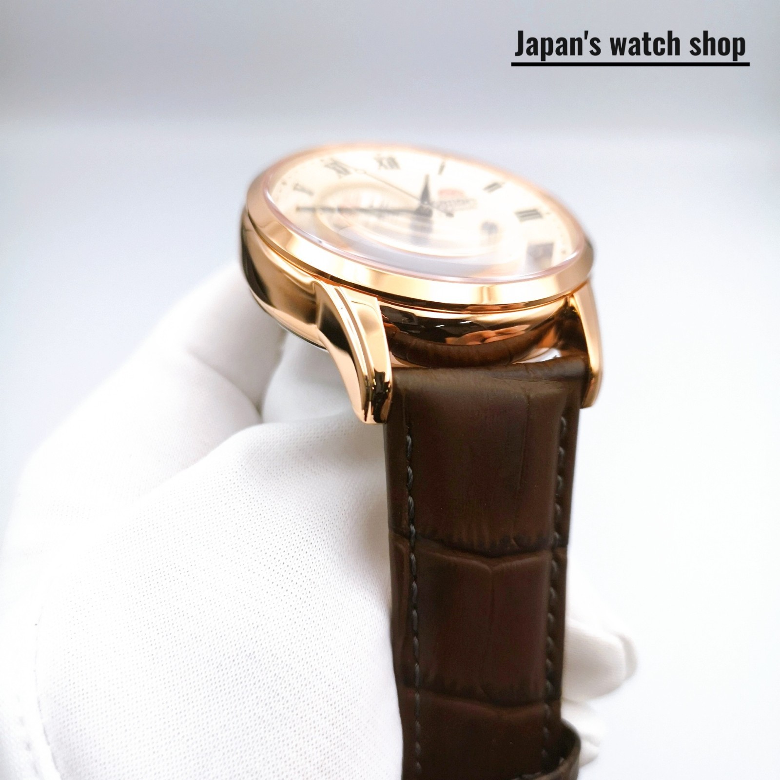 ORIENT ORIENT Classic SUN & MOON RN-AK0001S Brown Men’s Watch New in Box