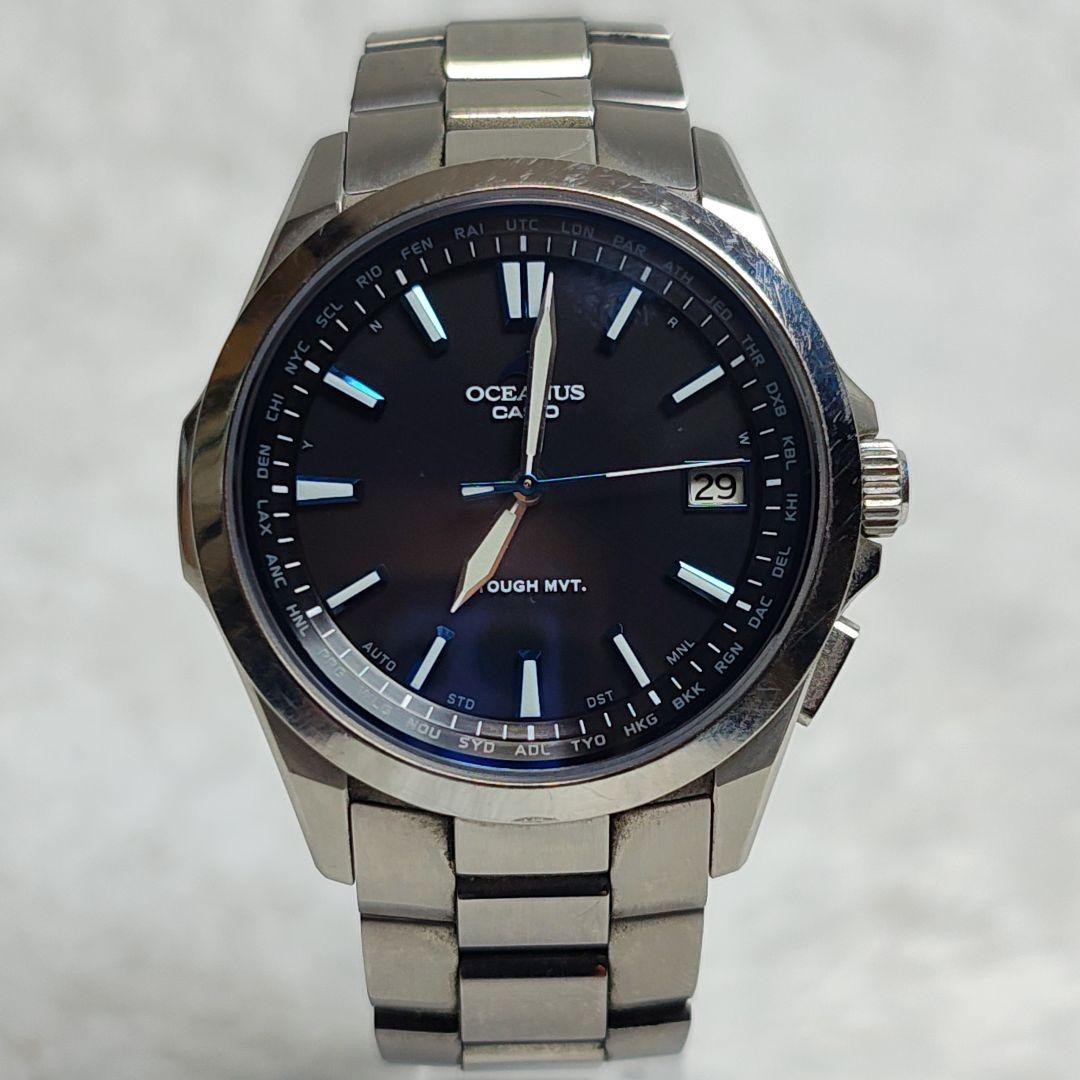 CASIO OCEANUS OCW-S100-1AJF Titanium Solar Radio Watch Sapphire