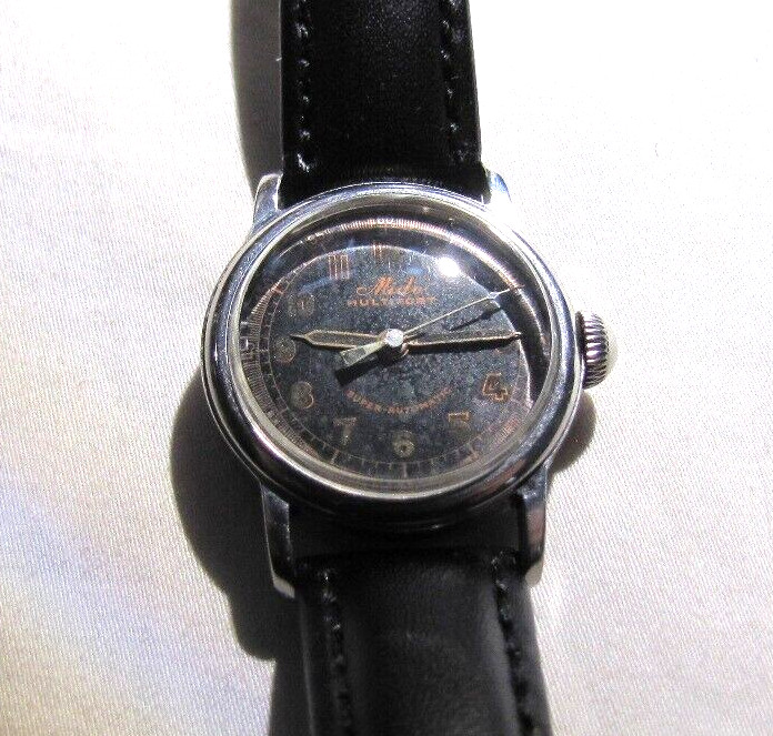 MIDO MULTIFORT SUPERAUTO 220 SS SCRBK WP 17J MOD 1941 BUMPER 2 TONE MILITRY DIAL