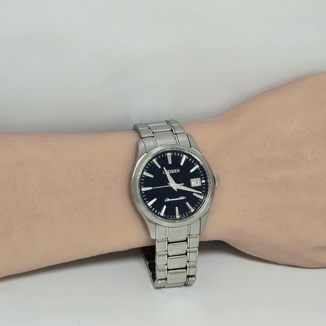 Citizen Chronomaster A660-T006884 Silver Quartz Watch Japan 0714213