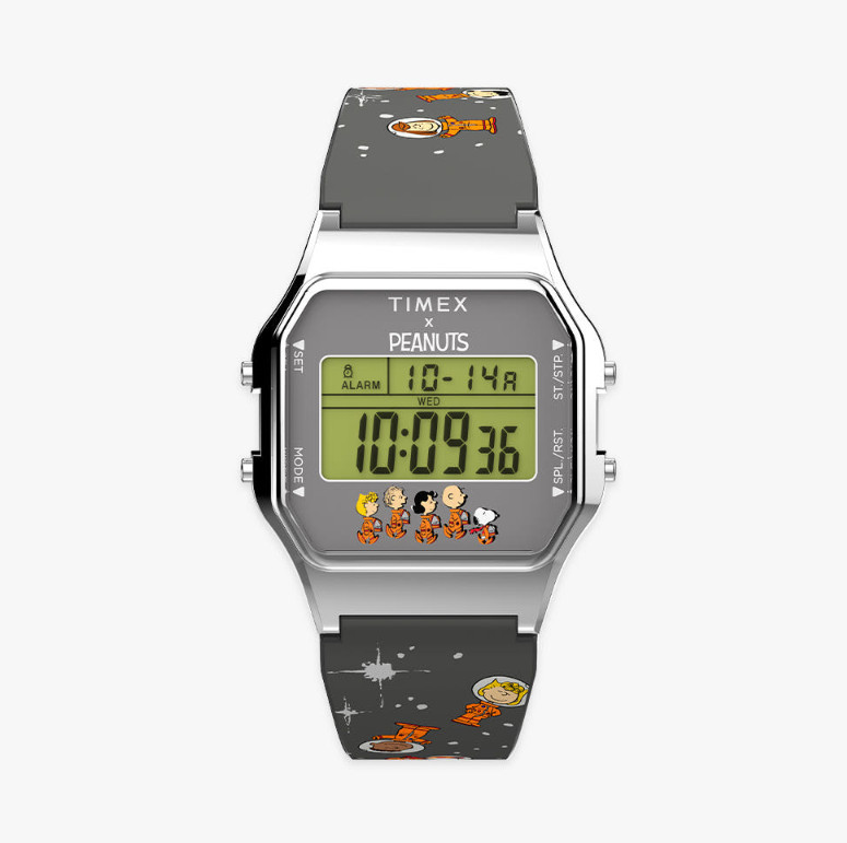 Timex x Peanuts T80 Snoopy Space Watch – Limited Edition Resin Strap 34mm