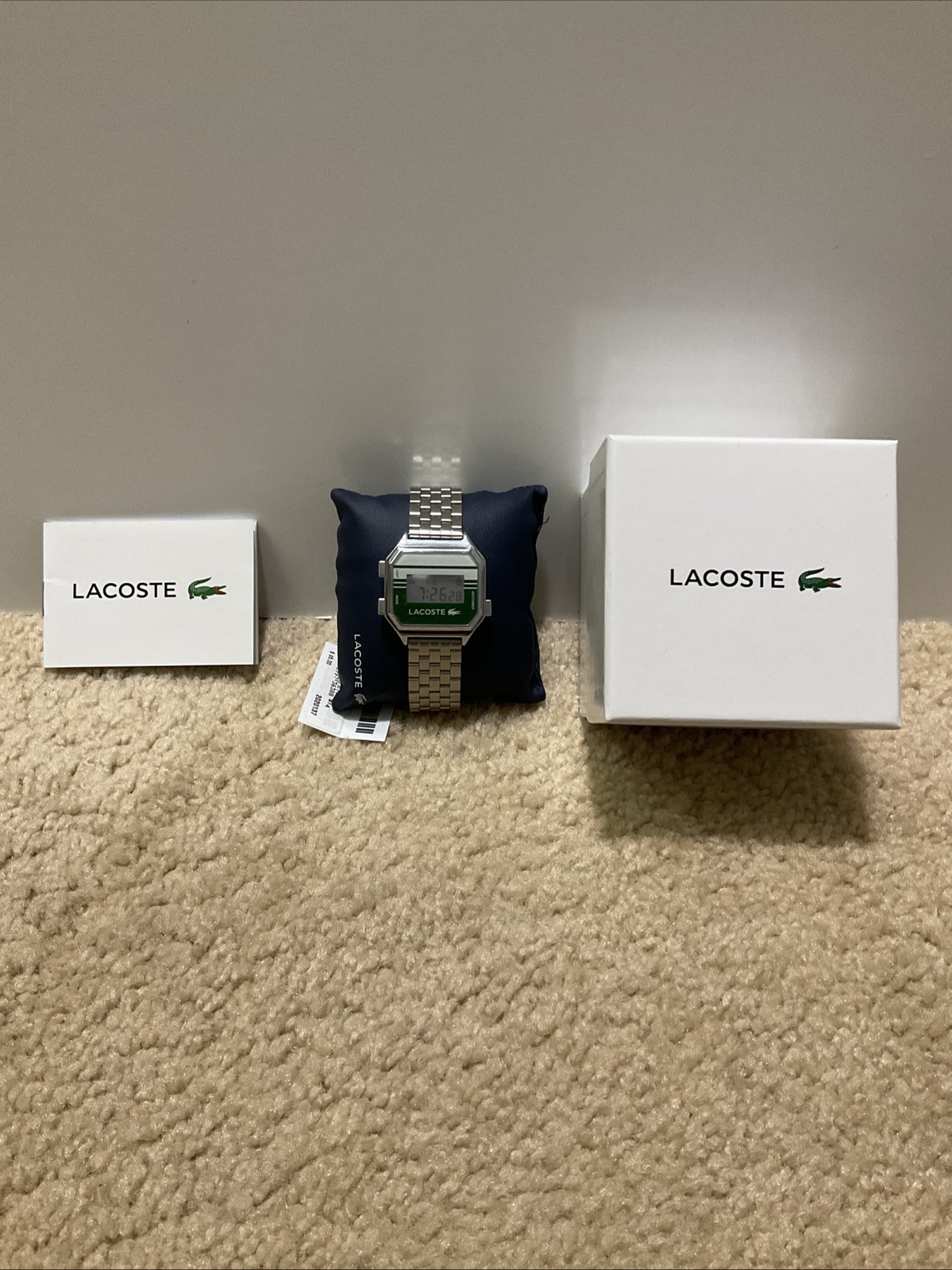 Lacoste Berlin Unisex White Dial Watch
