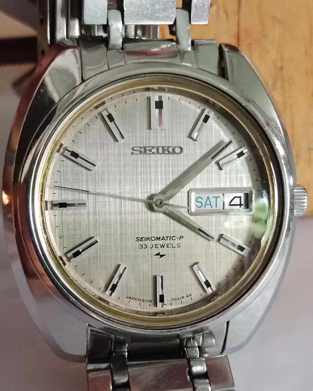 SEIKOMATIC P 33jewels 5106-7030 Automatic For Men’s Vintage Watch
