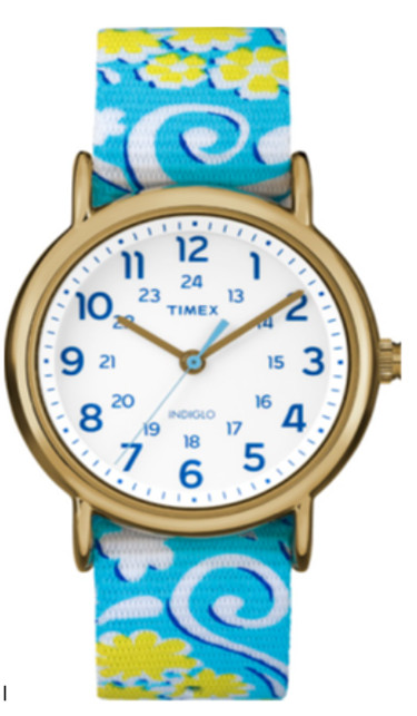 Timex TW2P90100 Weekender Analog Watch Reversible Nylon Band Brand NEW