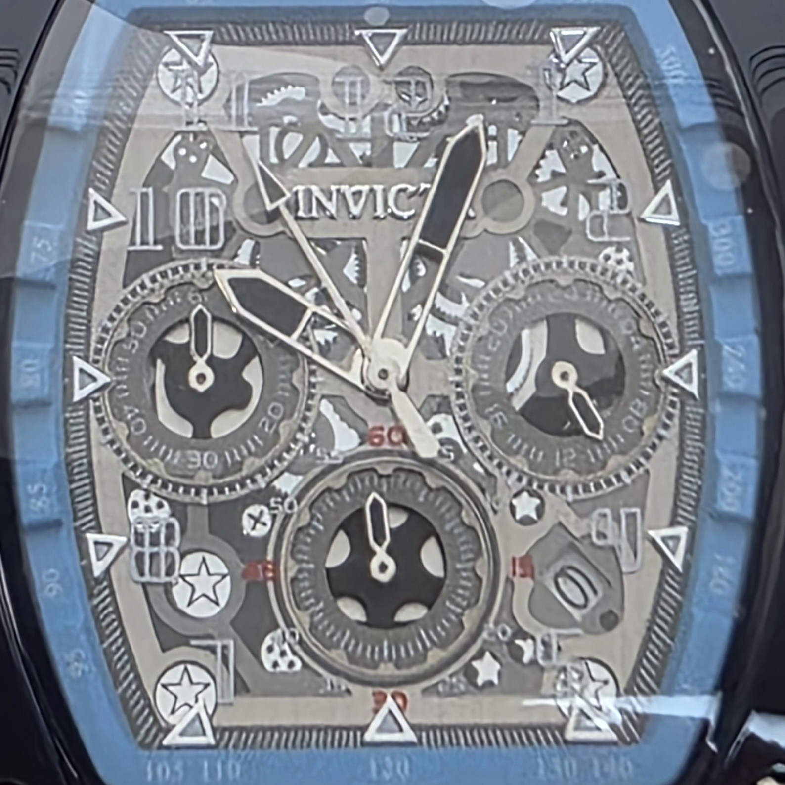 NEW Invicta Racing Night Fall – Nitro Gen Men’s Watch 43mm, Dark Blue (69707)