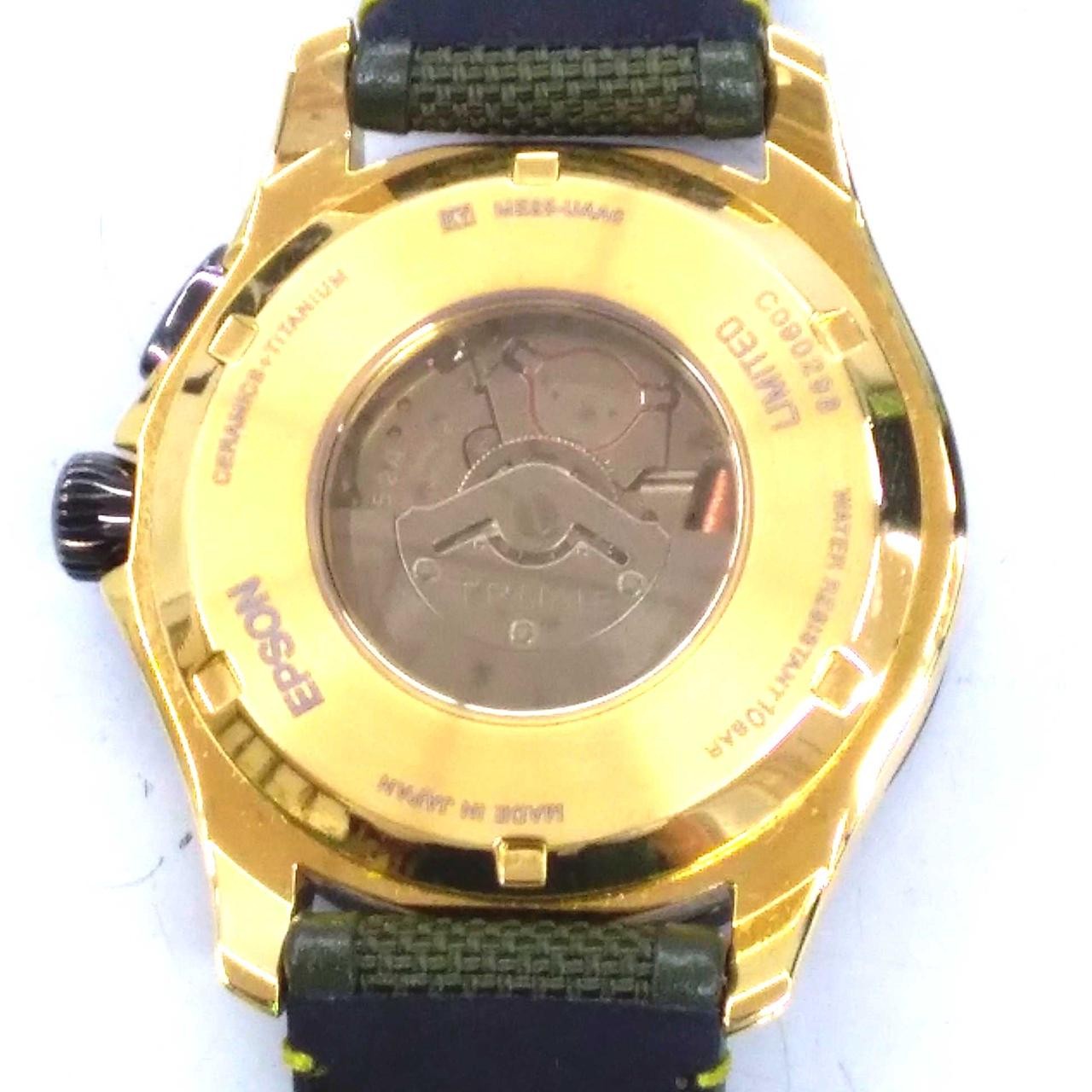 [A4N] Trume Epson TR-ME2001 Swing Generator Analog Leather JDM Watch [g5w]