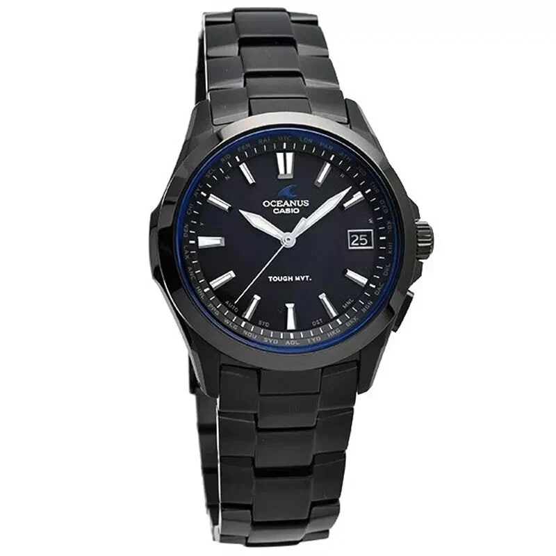 Casio Oceanus OCW-S100B-1AJF Black Titanium Radio Solar Men Watch Japan New Box