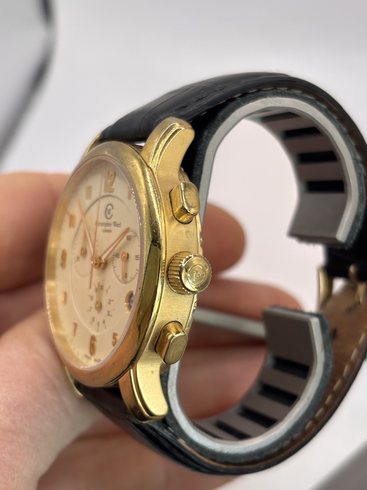 Christopher Ward C3 Malvern Chronograph Mk1 Gold (02/2010) WH1710C