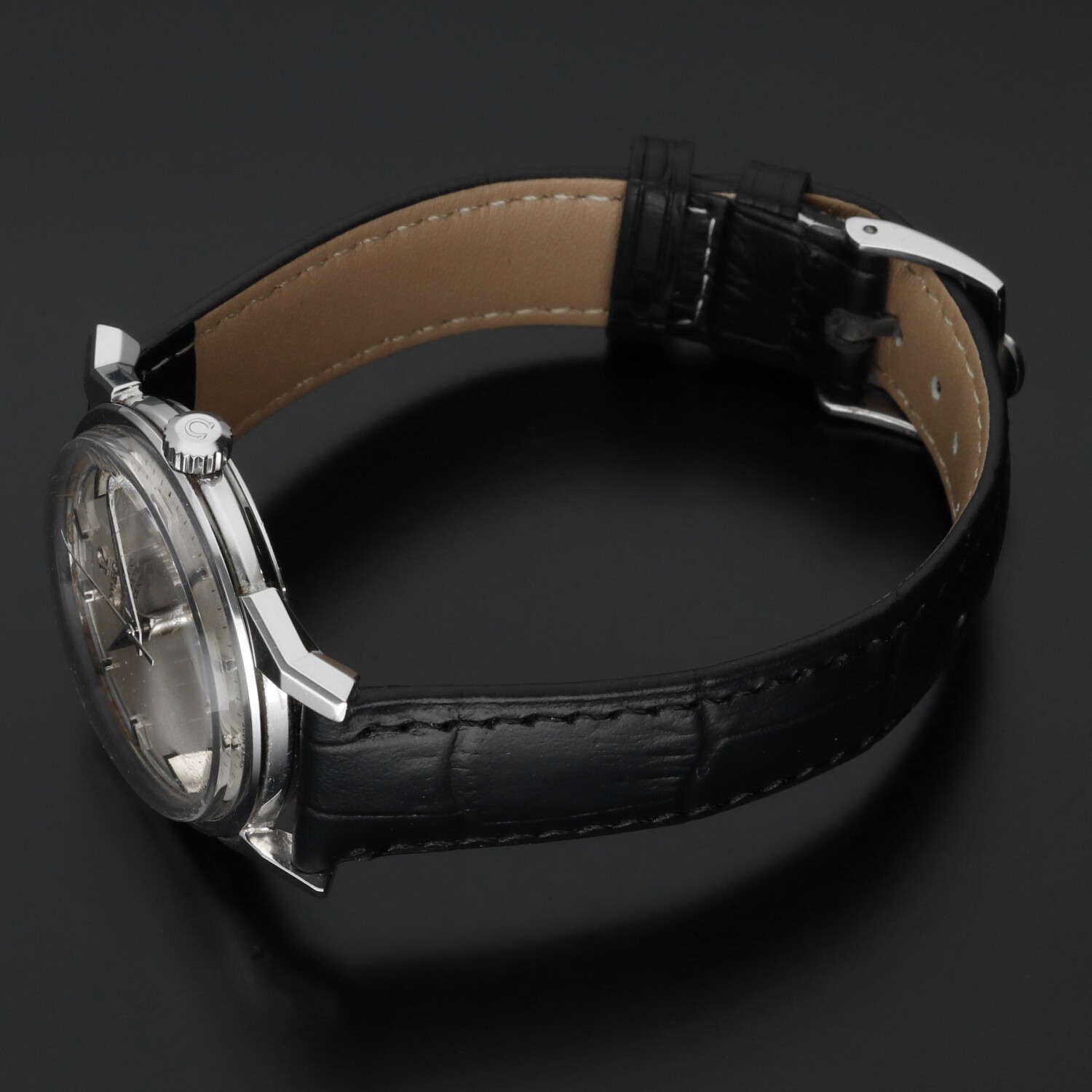 1963 Omega Constellation Automatic 168.005 Dog Leg Cal.561 Original Silver Dial