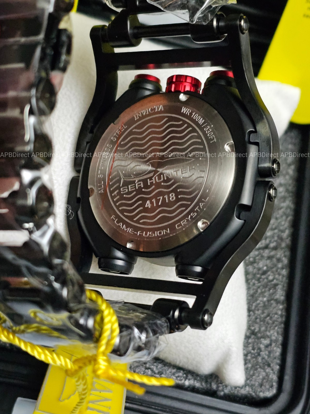 Invicta 🌊 SEA HUNTER – Hinged Case Spinning Dials – Chronograph mens watch