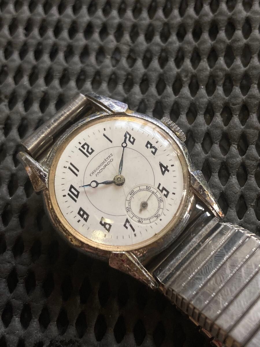 Movado Authentic Antique Chronometer Manual Wind Small Seconds Wristwatch 1147