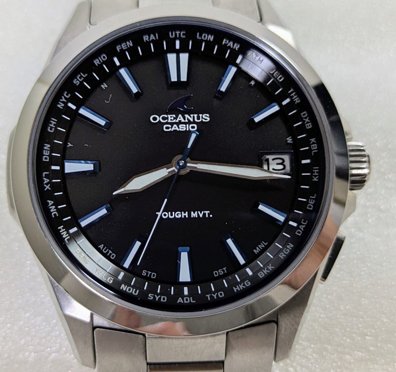 Casio OCEANUS OCW-S100-1AJF Titanium Radio Solar Watch from Japan(JDM)