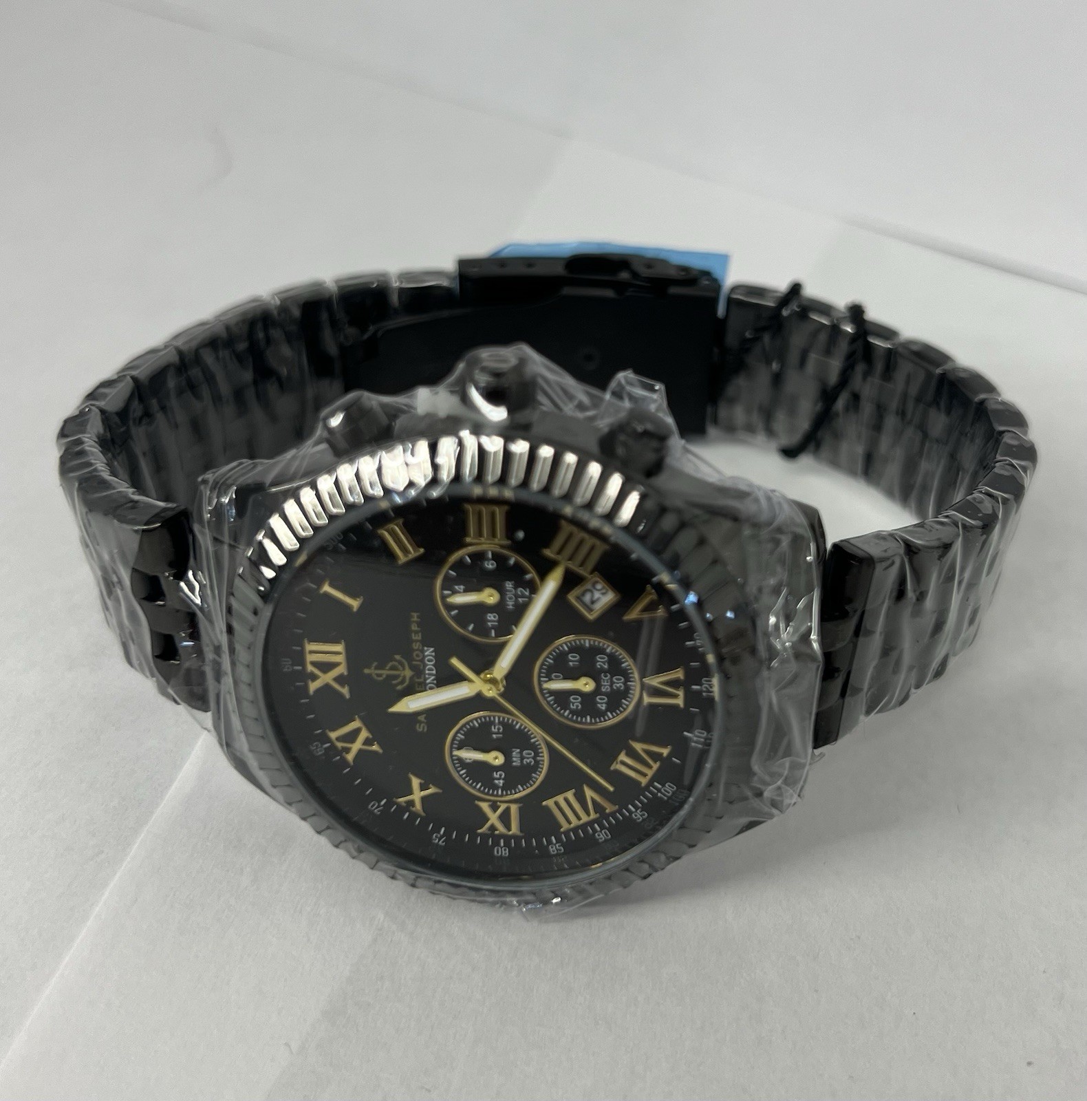 SAMUEL JOSEPH Ltd SPEED EXQUISITE BLACK WATCH – SJ0015 – NEW With Box and Tags