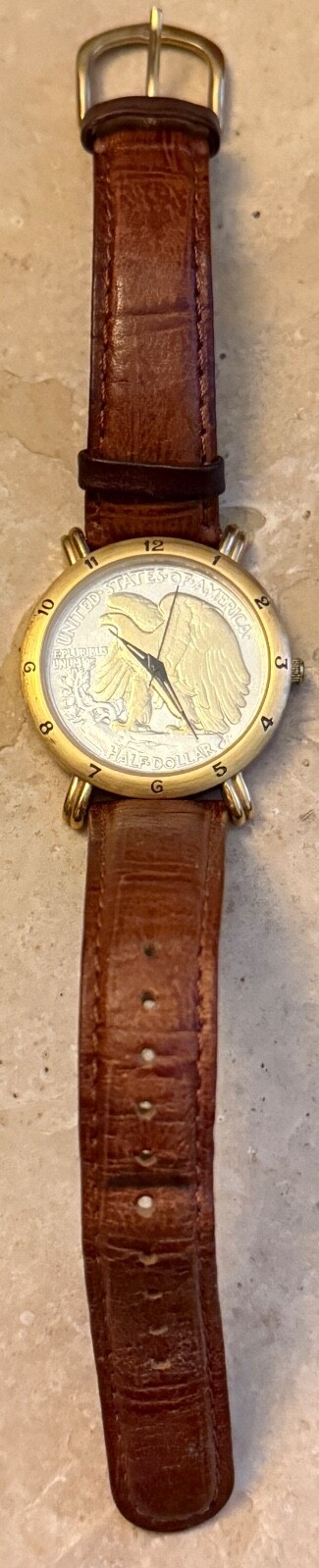 VTG Brittania United States of America Half Dollar BM685 Sportswear Watch READ