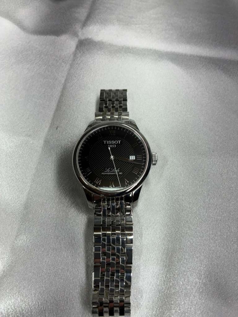 Tissot Le Locle Powermatic 80 Automatic Black Dial Date Steel Bracelet 30m