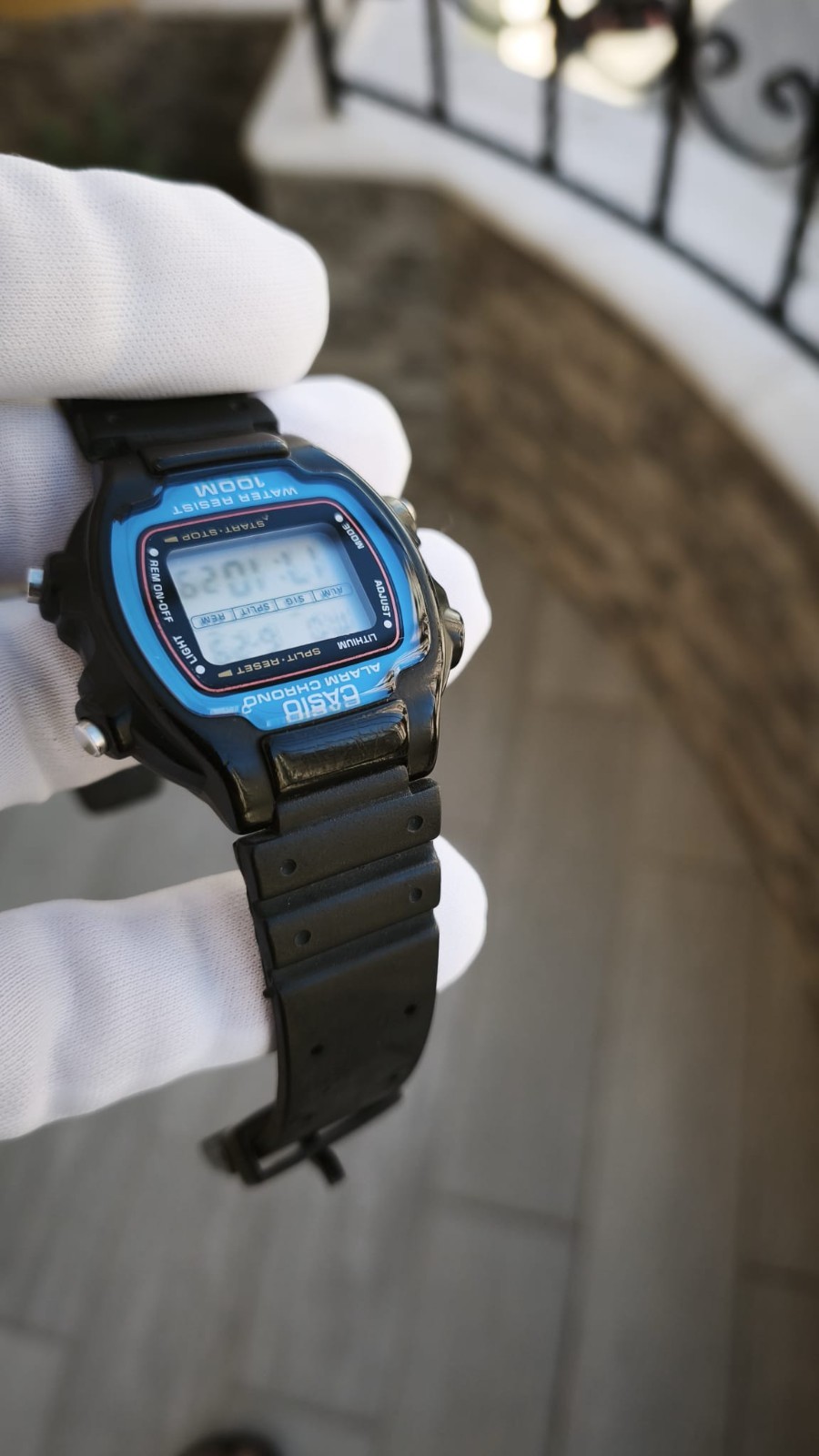 Casio Lithium Alarm Chrono Module1000 W-726 Digital Vintage Watch