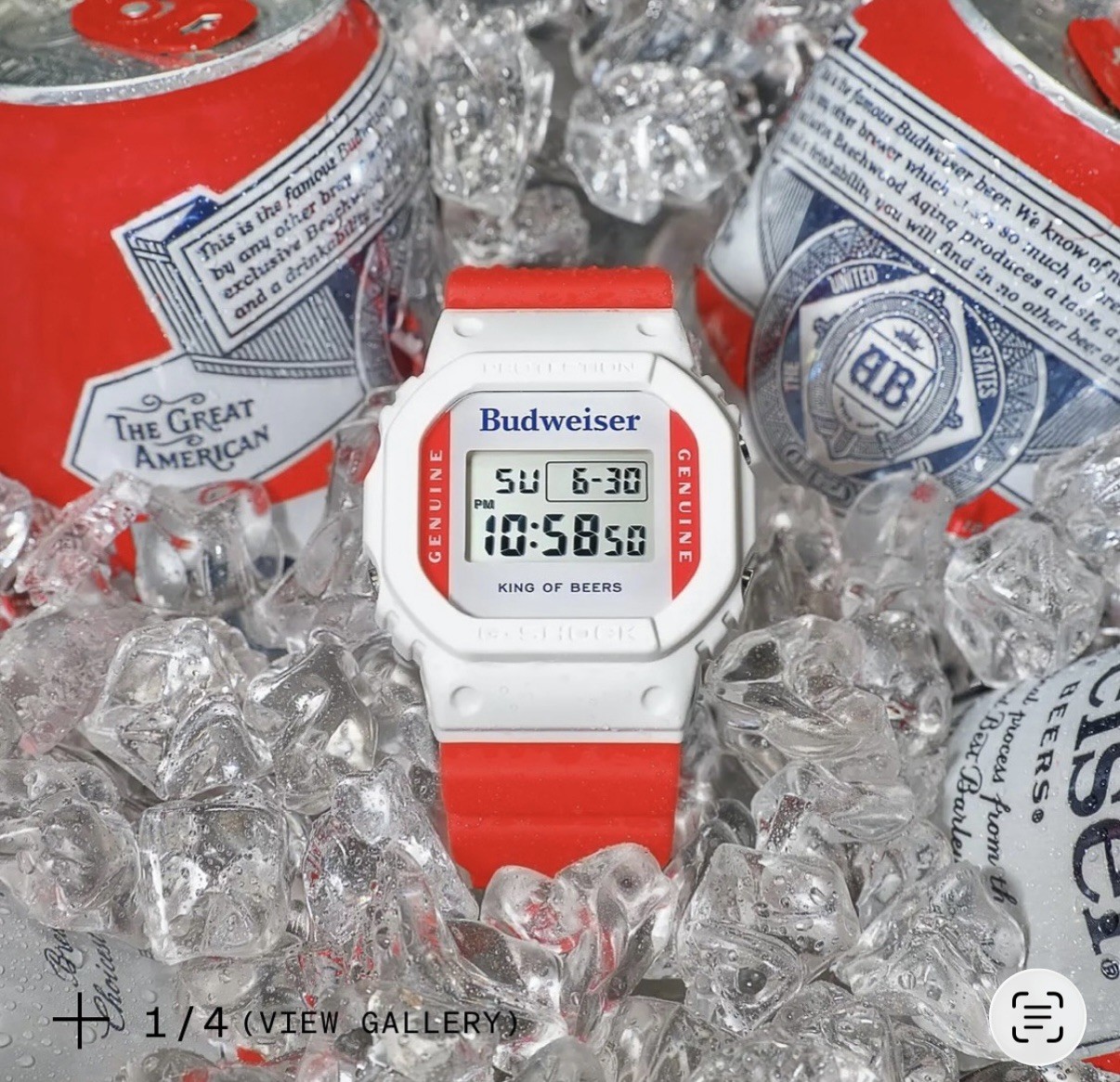 Limited Edition Casio G-SHOCK x Budweiser Collab! DW5600BUD20 – BNIB SEALED!