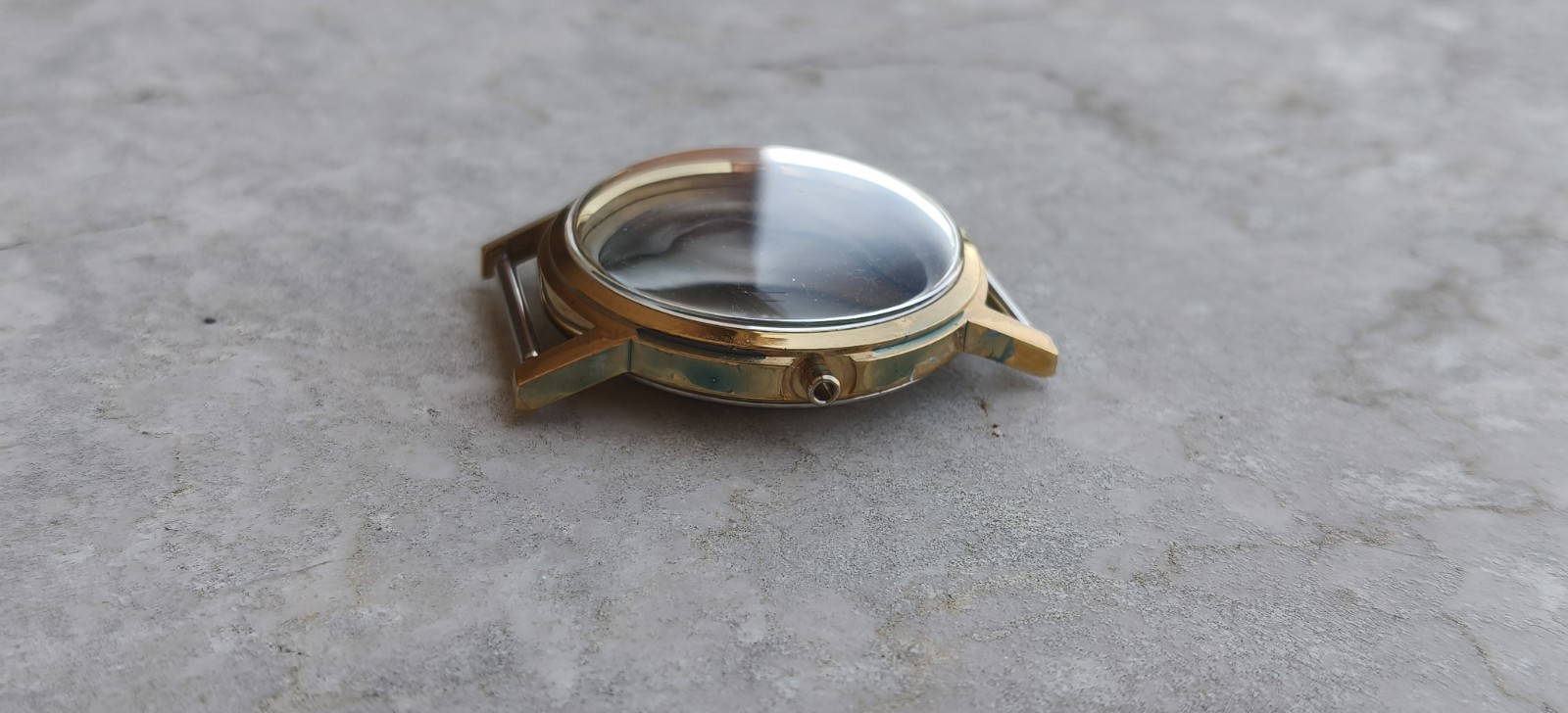 70s ZENITH AUTOMATIC Cal. 2562/2572pc VINTAGE WATCH GOLD PLATED CASE CASE 35mm