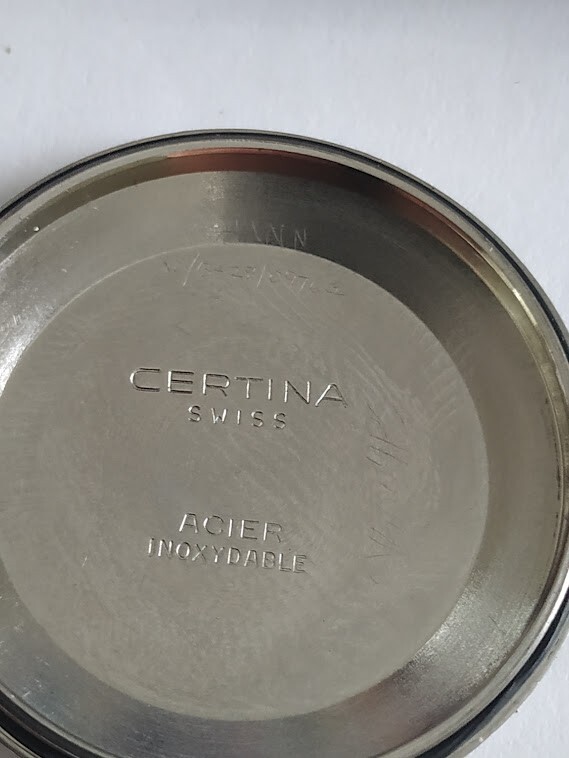 Certina automatic “Certidate” vintage 1960s watch