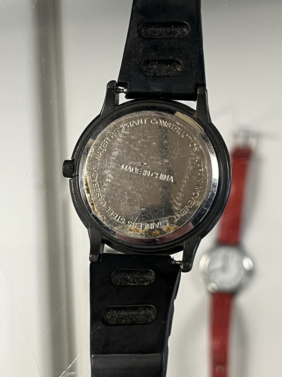 US Guide Black Plastic Resin Quartz Watch Unisex Men’s Wristwatch Military