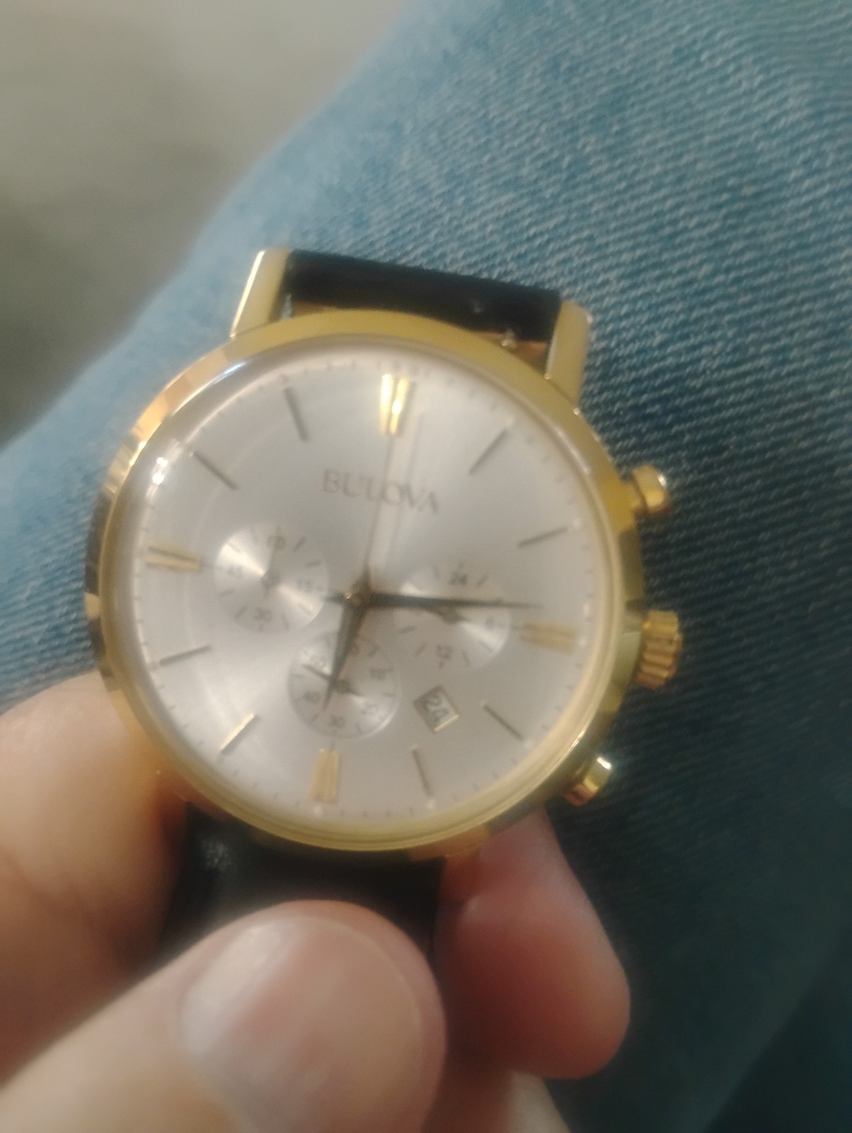 Bulova Men’s Gold Chronograph 41mm