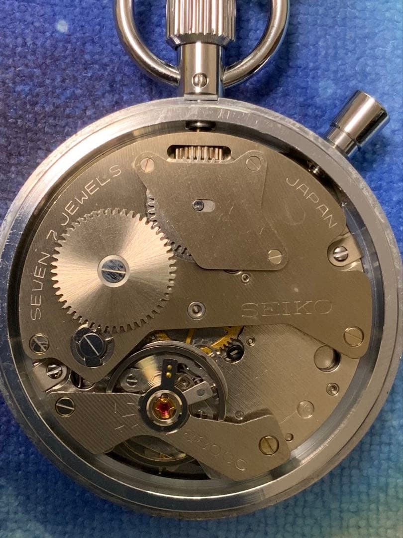 “Working Condition” SEIKO Stopwatch, Manual Winding, 88-5021, Silver (