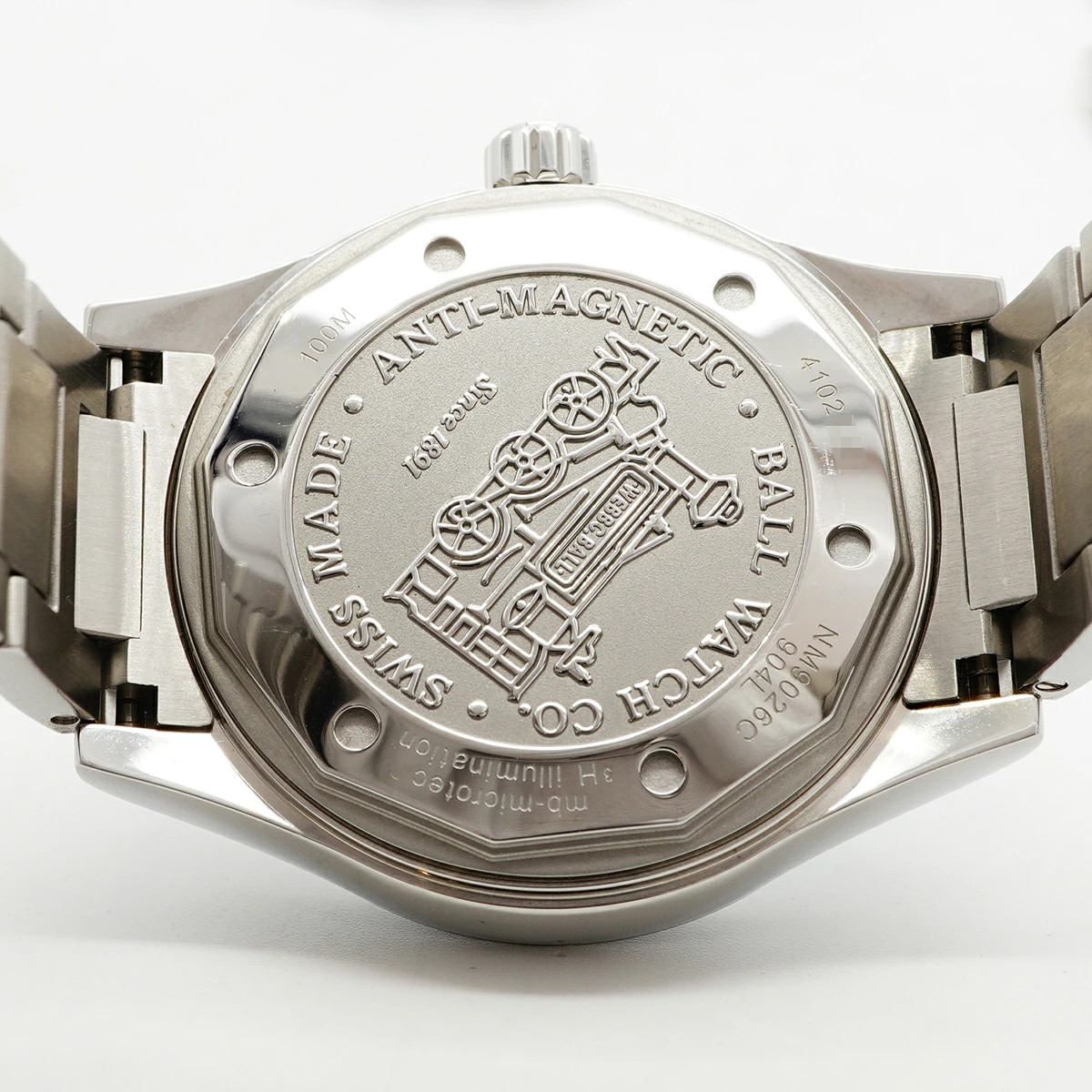 Used BALL Watch engineer marvelite chronometer NM9026C Wrist watch Men