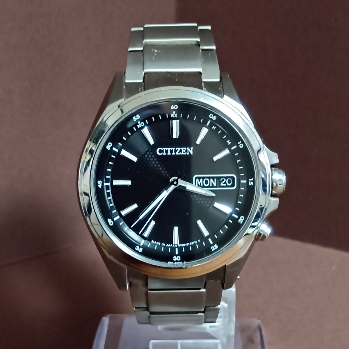 Citizen Attesa H100-S098335 Solar-Powered Titanium Black