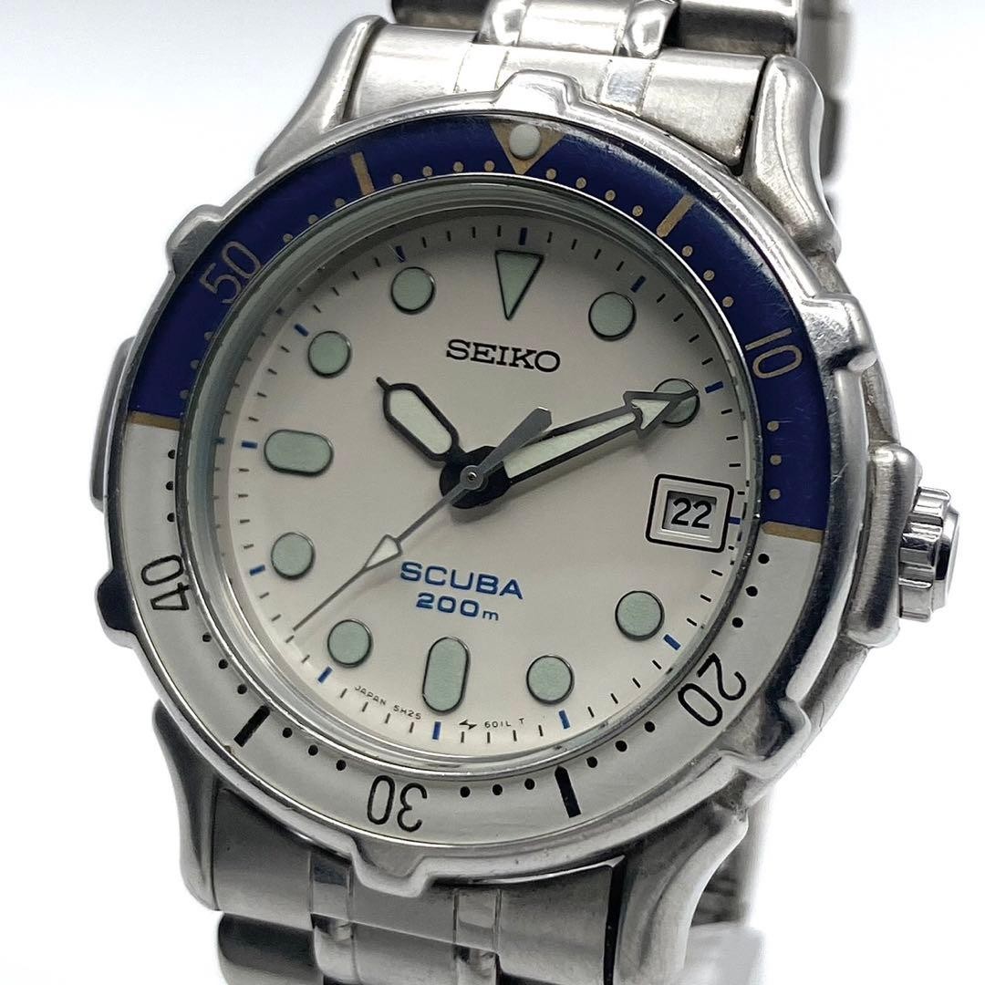 1989 Model Working Seiko SCUBA Divers Wristwatch 5H25 6050