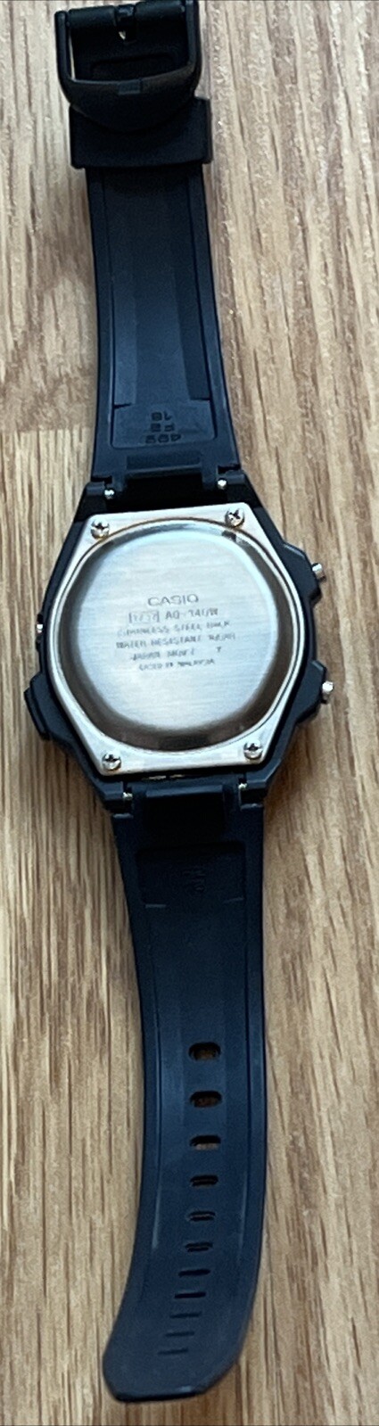 NEW; Casio Illuminator Watch Analog/Digital Dual Time Alarm Chrono 1737 AQ-140W