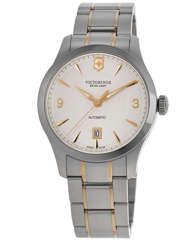 New Victorinox Swiss Army Alliance Automatic Two-Tone Steel Men’s Watch 241874