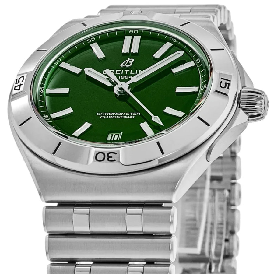 New Breitling Chronomat B31 Automatic 40 Green Dial Men’s Watch AB3114101L1A1