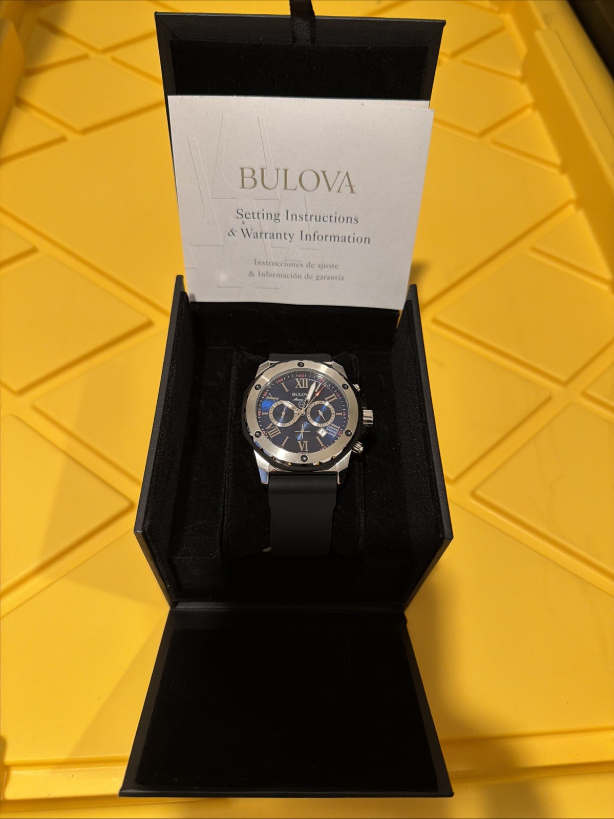 Bulova Men’s Watch 98B258 New In Box With Tags See Pictures