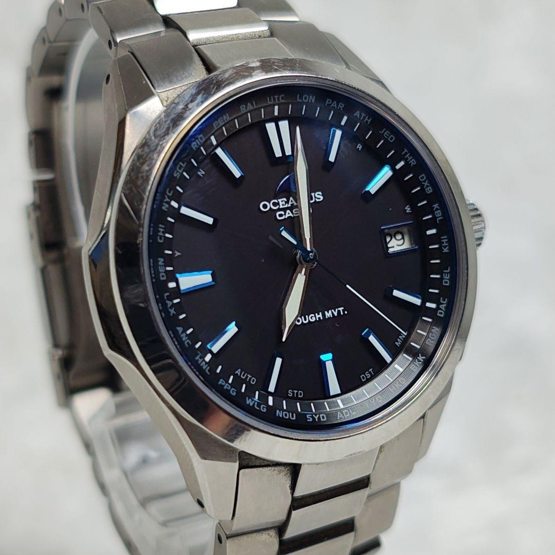 CASIO OCEANUS OCW-S100-1AJF Tough Solar Radio Controlled Titanium Men’s Watch