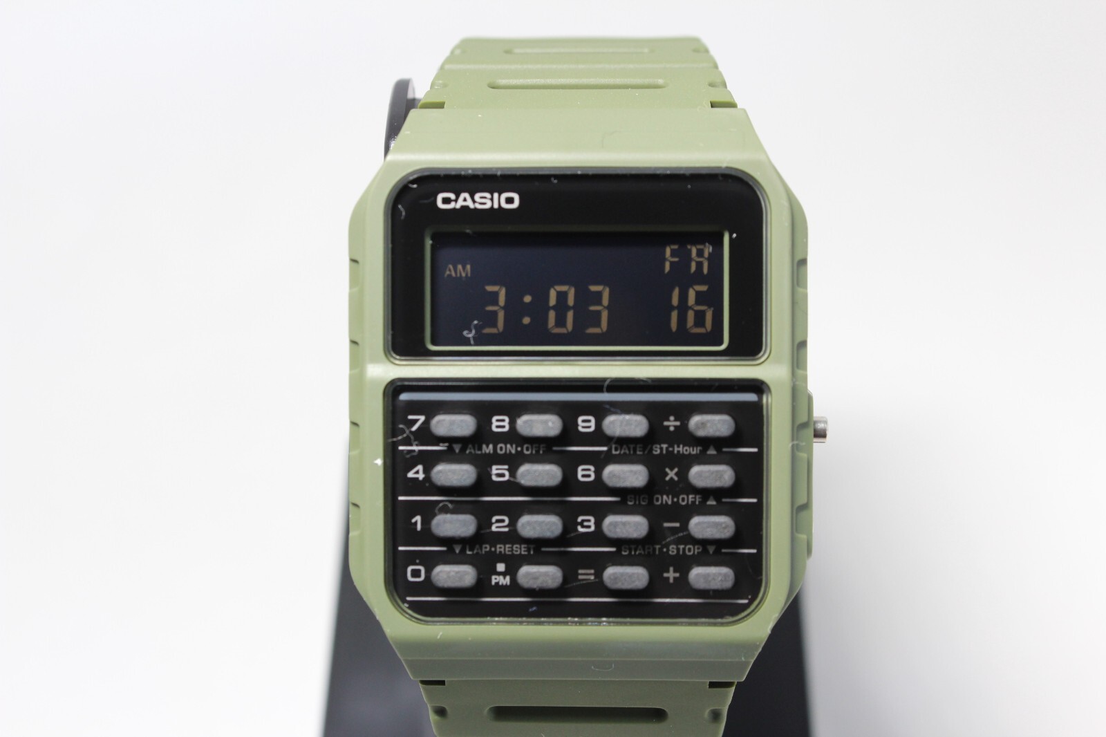 CASIO DATA BANK CA-53W retro watch rectangle Calculator