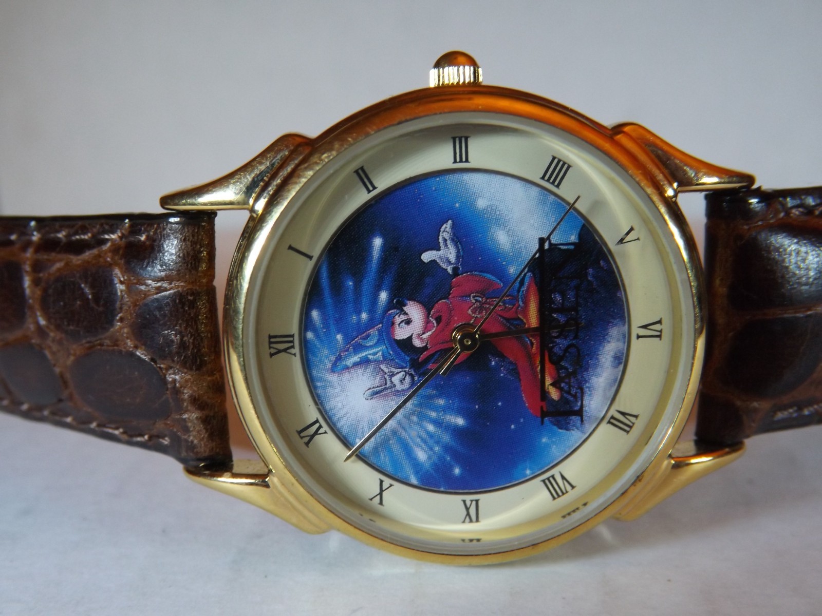 Disney Mens Vintage Mickey Mouse Watch (Sorcerer)-(Christian Lassen) -VVHTF -New