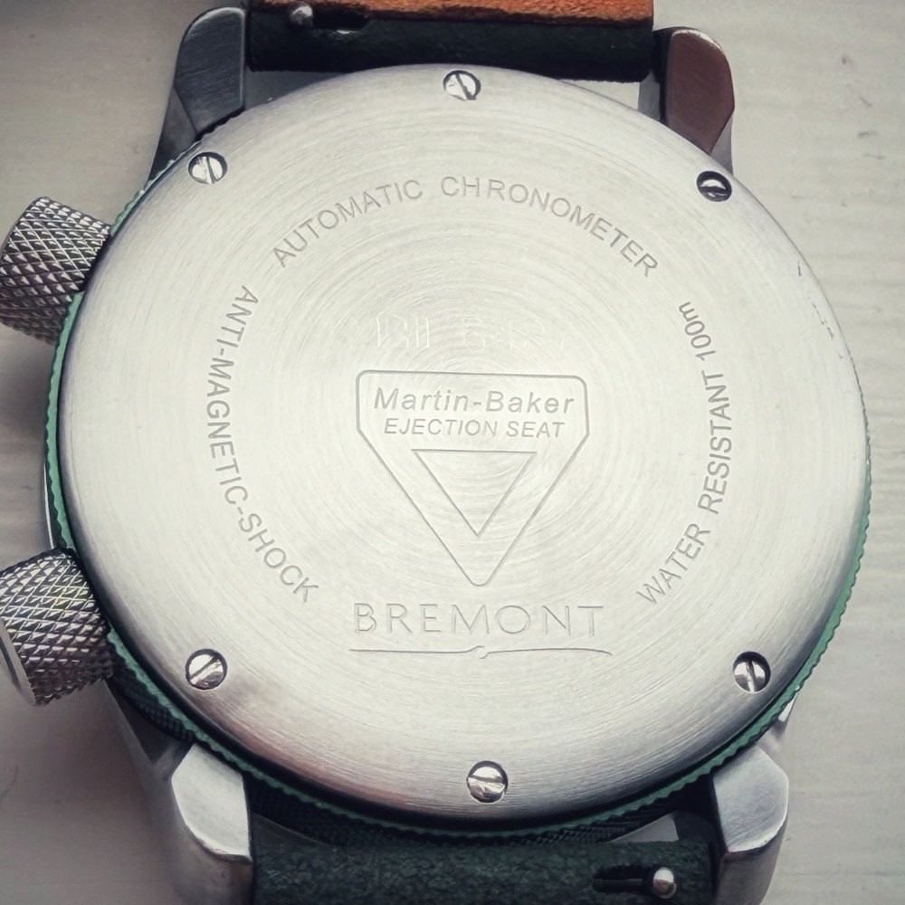 Bremont MBII Martin-Baker Chronometer Green Barrel – 2025 Fully Serviced