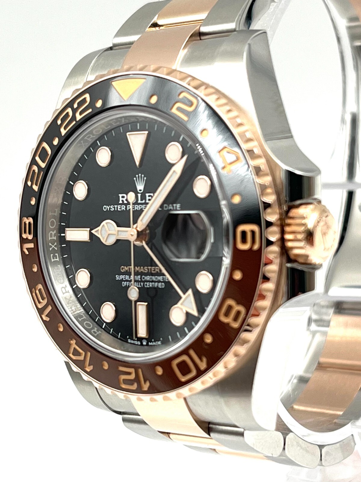 Rolex GMT Master II Rootbeer Two Tone Bracelet 126711CHNR Pre-Owned 2022