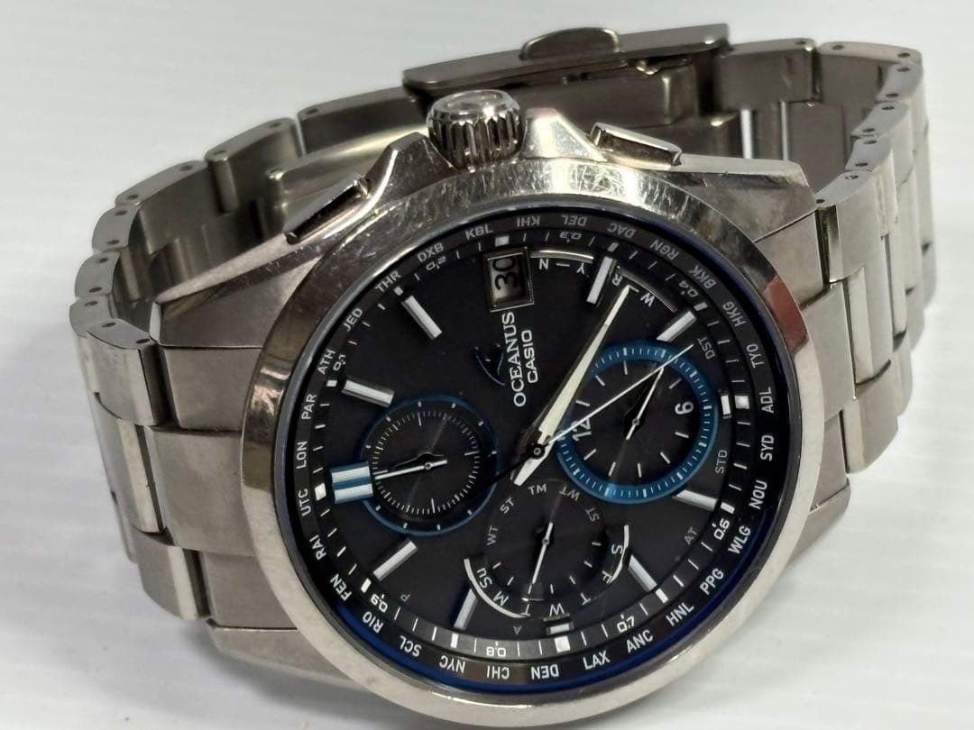 Casio Oceanus OCW-T2600-1AJF Titanium Silver Solar Radio Wrist Watch