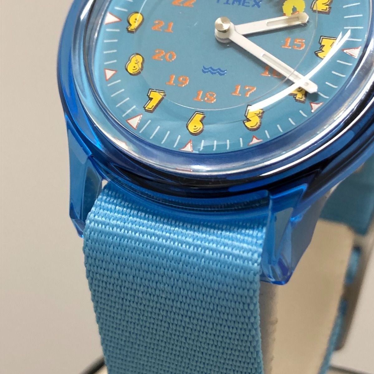 Timex Pac-Man Collaboration Watch Quartz 20mm Blue Limited Edition
