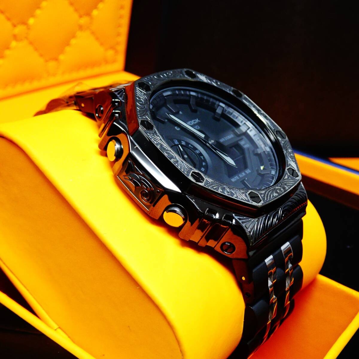 〓New〓G-Shock MOD custom watch〓GA2100 body included〓Aftermarket stainless steel