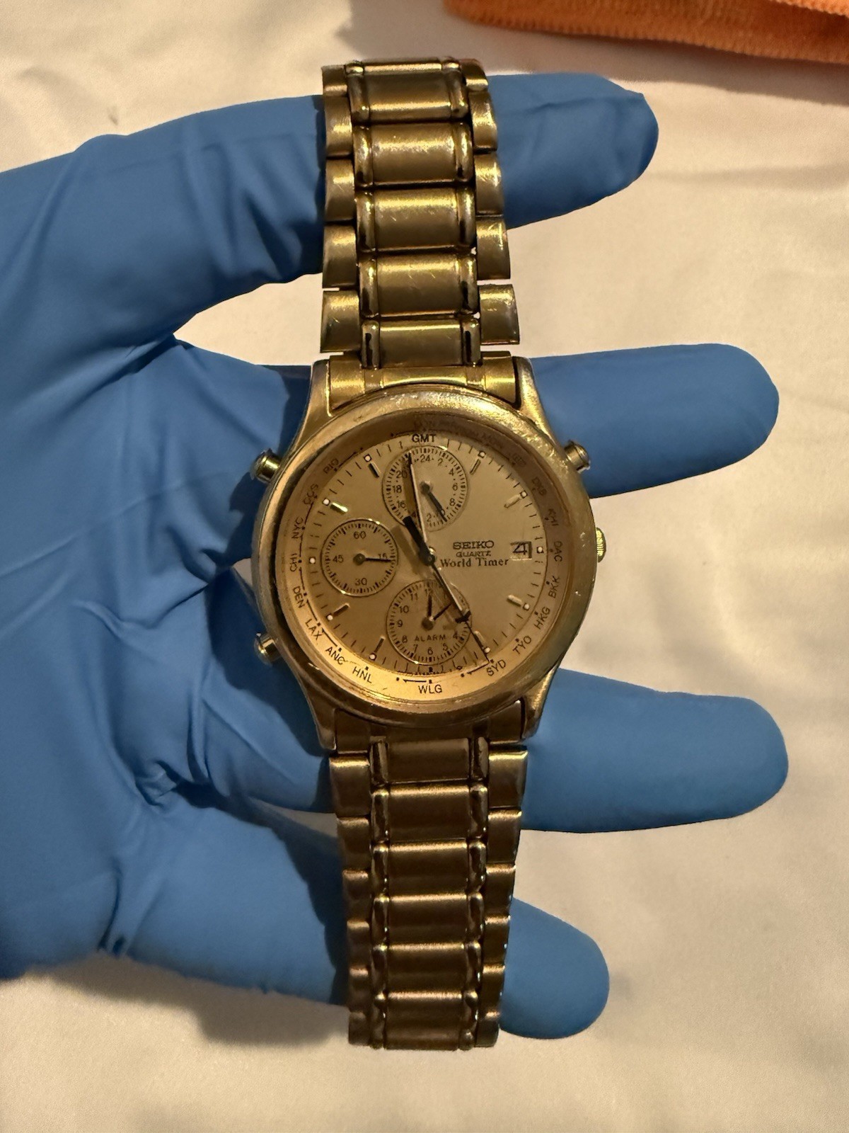 Vintage Seiko World Timer GMT (Running)