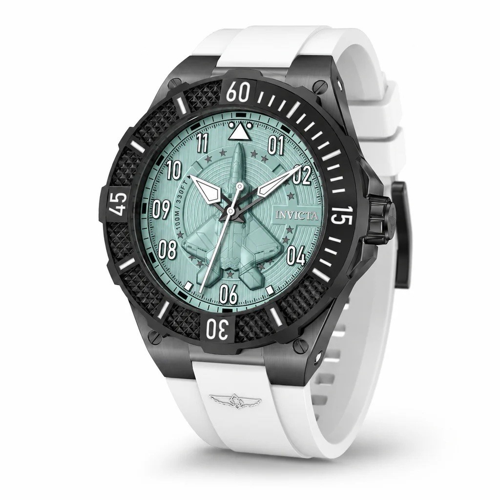 Invicta Aviator Men’s Watch – 50mm. White (50645)