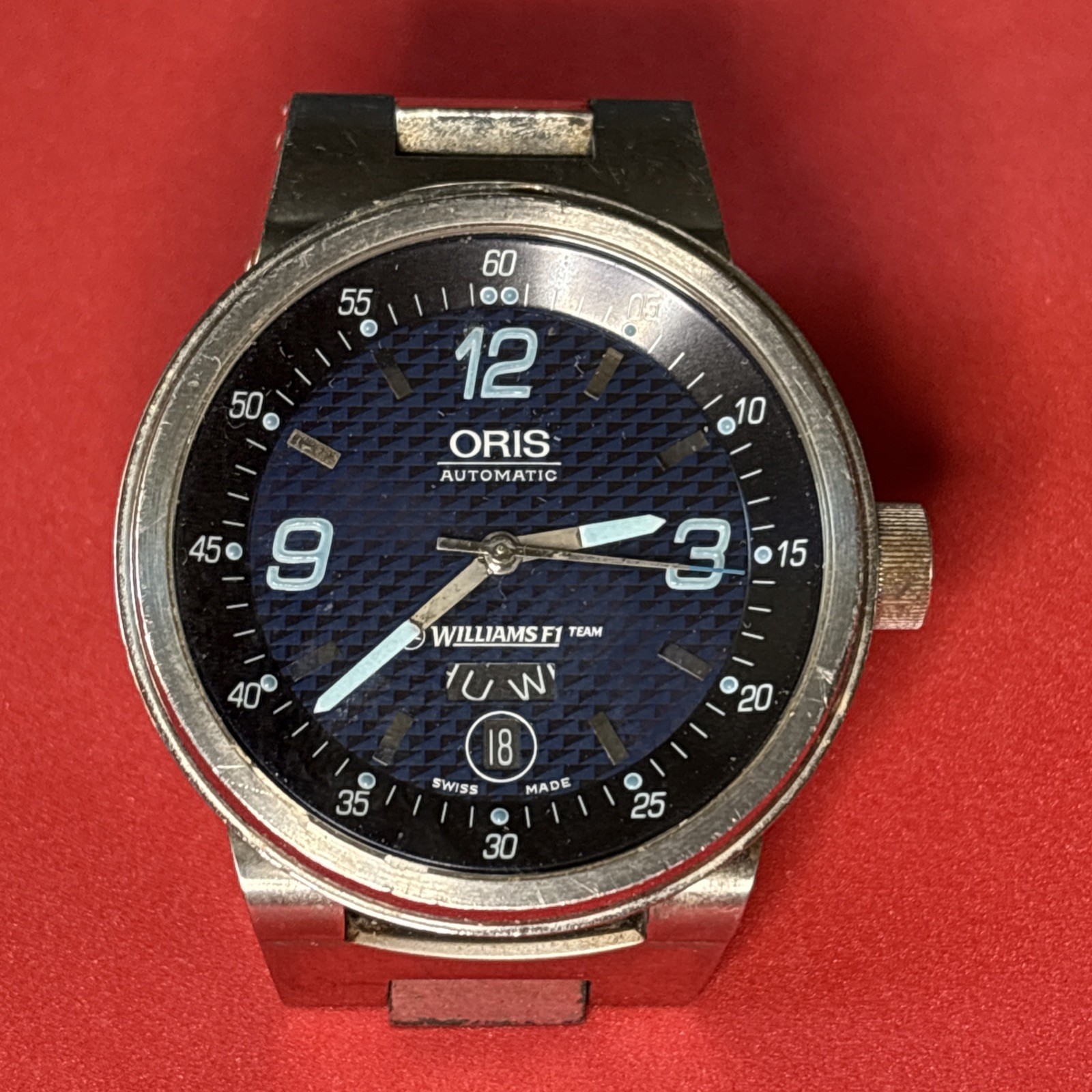 Oris Williams F1 Team Automatic Stainless Steel Wristwatch