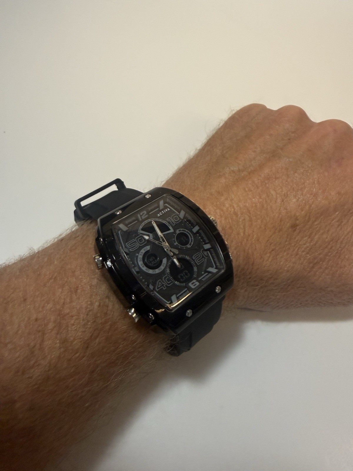 ACTIVA BY INVICTA DIGITAL ESSENTIALS BLACK MEN 45MM CHRONO ALARM ACW8109-001