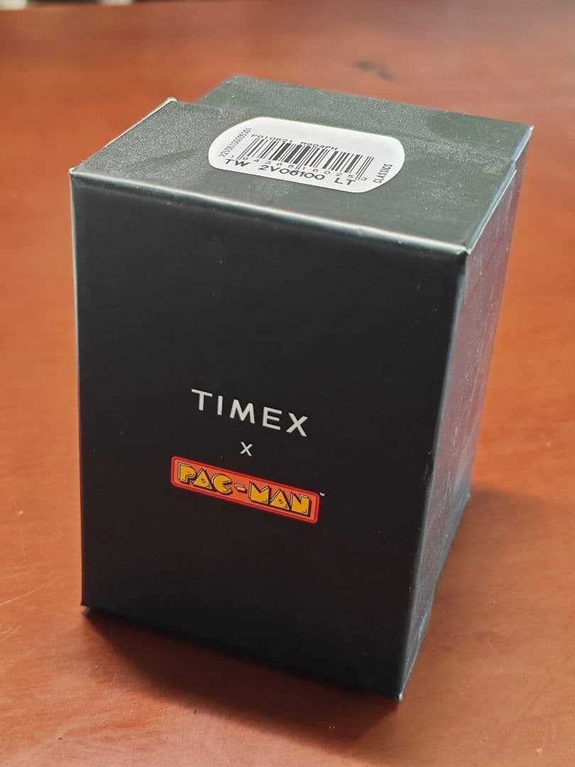 Timex Pac Man Collaboration Watch Indiglo Leather Band Limited Edition