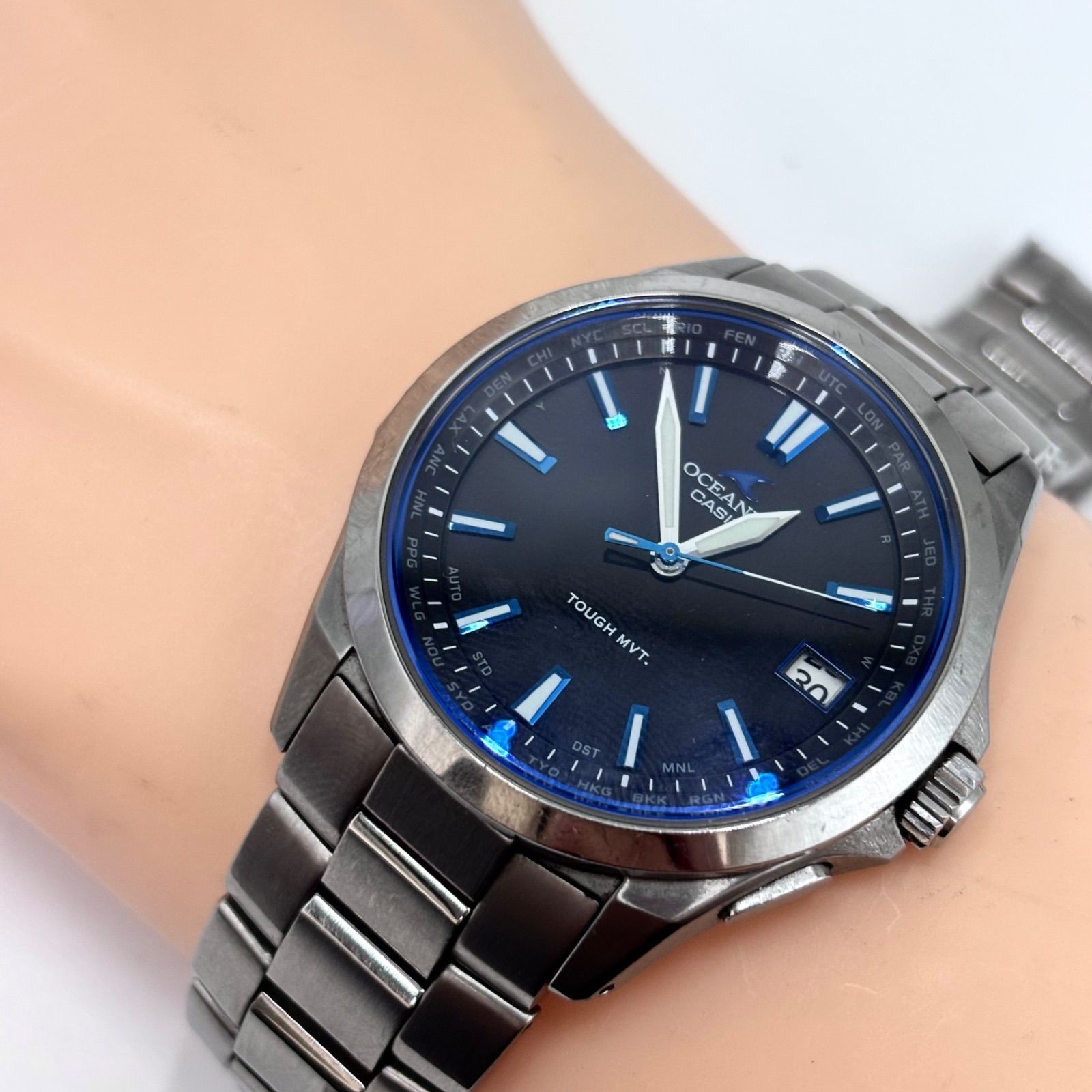 CASIO Oceanus OCW-S100-1AJF Smart Access Titanium Radio Solar Men’s Japan